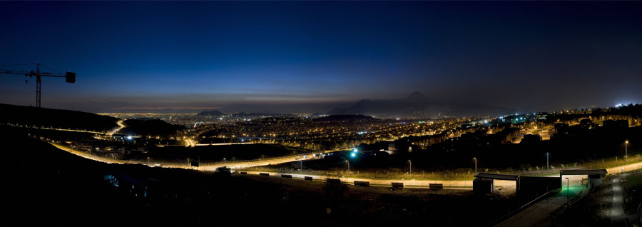 La Reserva - panorámica de noche La Reserva - panorámica de noche