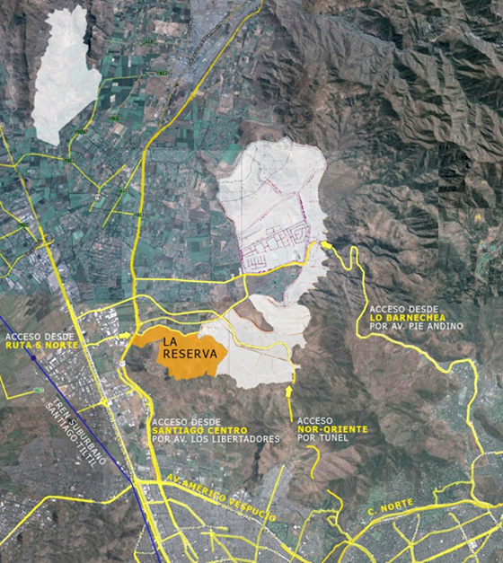 Conoce La Reserva -  Ubicación del proyecto Conoce La Reserva -  Ubicación del proyecto